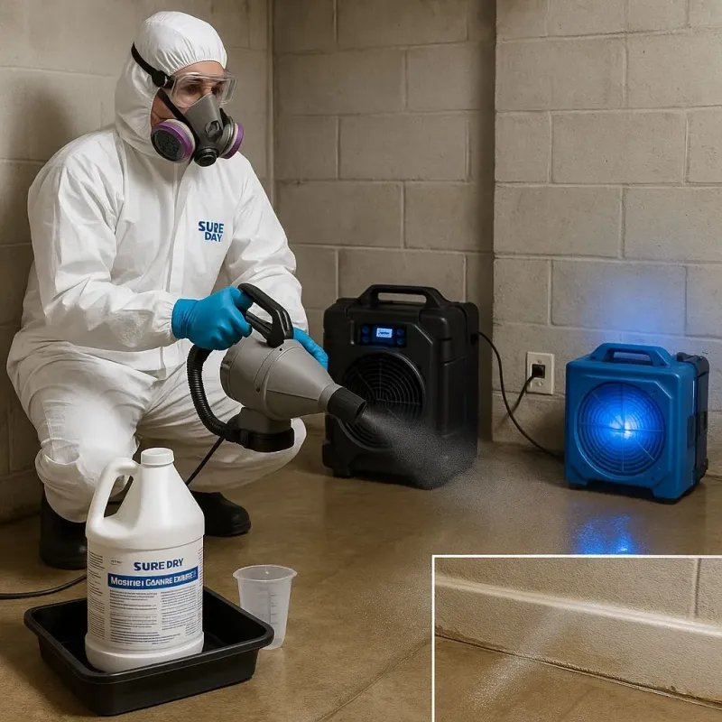 Sanitization and Odor Removal process in Rockport, MA