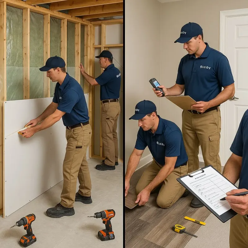 Repairs and Reconstruction process in Rockport, MA